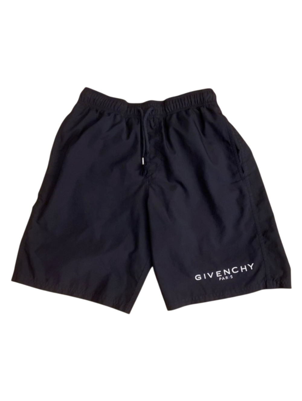 Givenchy Black Swim Shorts with White Logo S